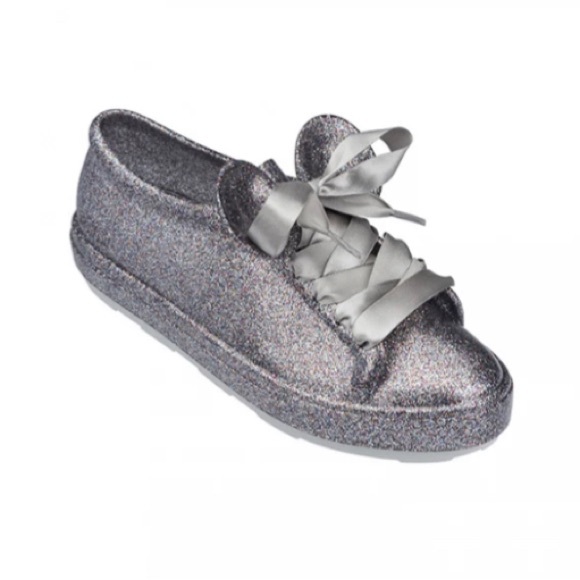 Mini Melissa Other - NWT MEL BE by Melissa Glitter Mickey sneaker
